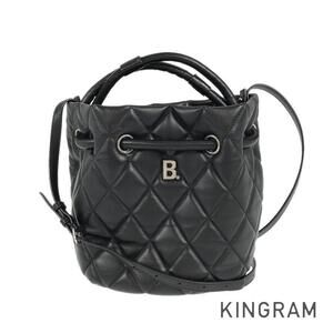Balenciaga Bucket Bag Black Leather Shoulder